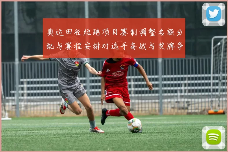 奥运田径短跑项目赛制调整名额分配与赛程安排对选手备战与奖牌争夺影响