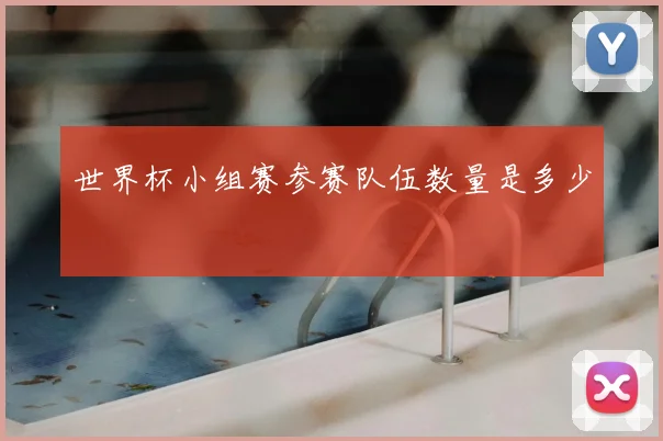 世界杯小组赛参赛队伍数量是多少